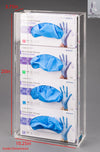 Acrylic Glove Box Holder (Wall Mount)