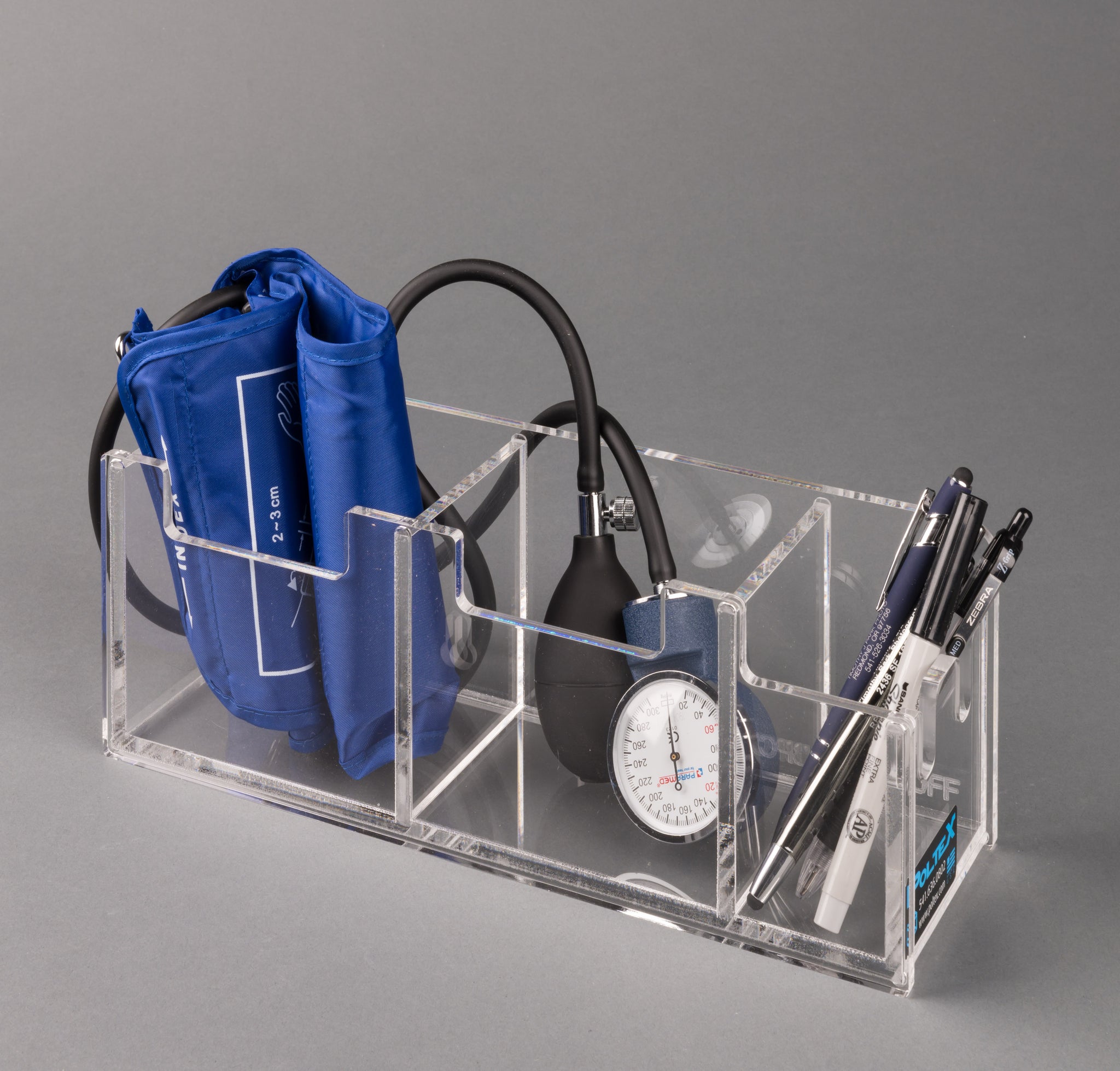 Poltex Phlebotomy Supply Organizer Station Includes: Wall Mount