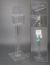 Deco Respiratory Hygiene Kiosk with Sign Sleeve