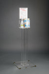 Respiratory Hygiene Station H on Acrylic Stand
